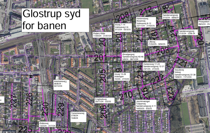 Tidsplan for fjernvarme 18/7-2024